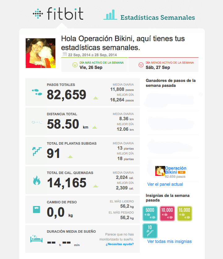logros fitbit