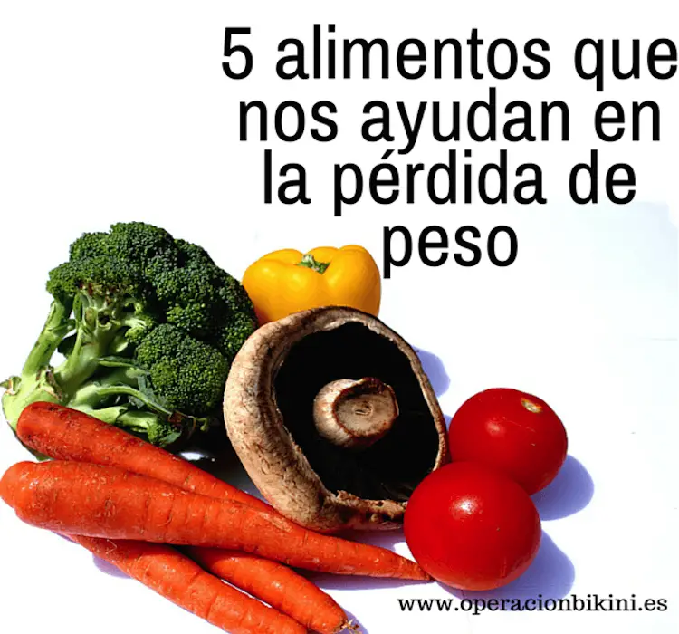 5 alimentos perder peso