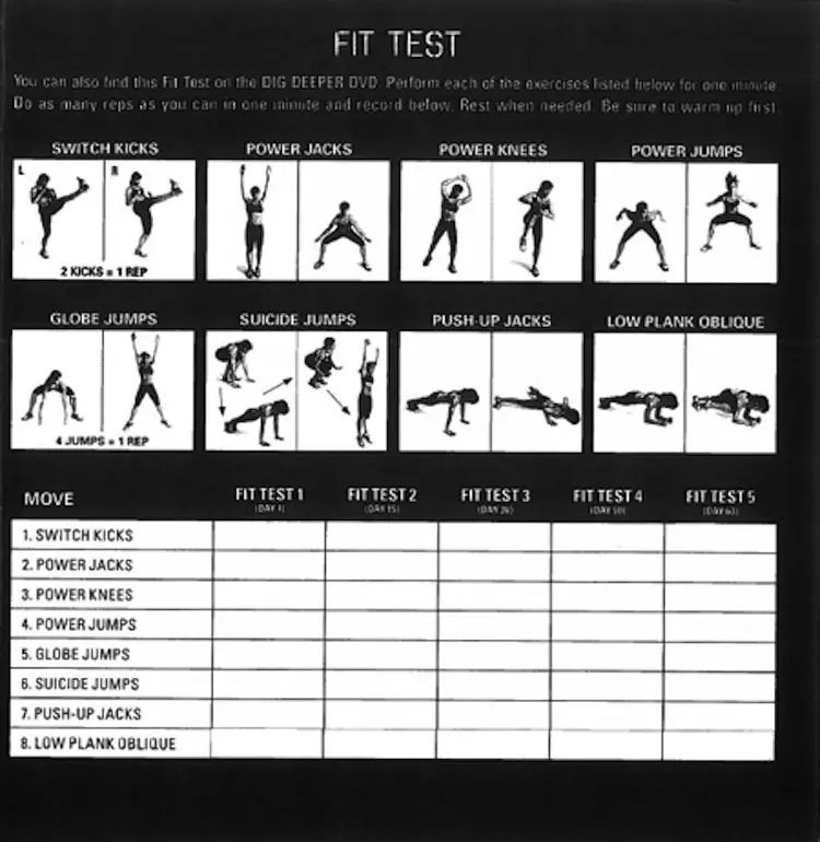 fit test ficha