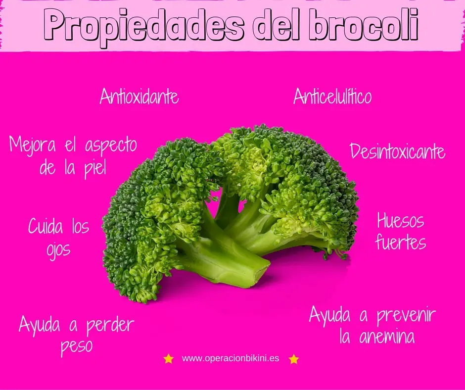 Cuales son las propiedades curativas del Brocoli y sus
