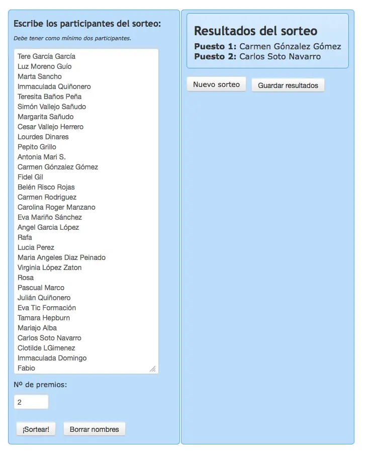 ganadores calcetown