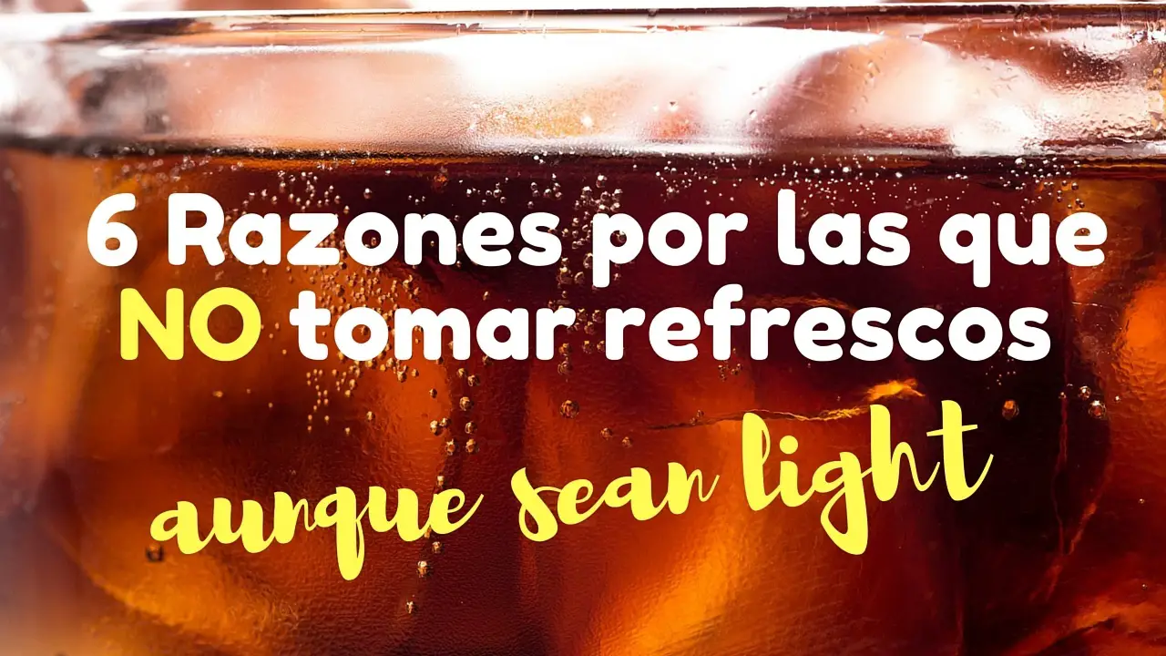 no tomar refrescos