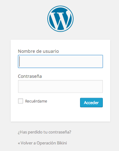 login wp