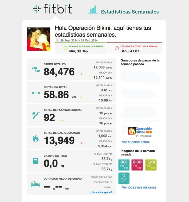 logros fitbit