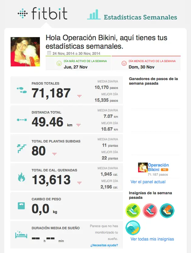 logros fitbit
