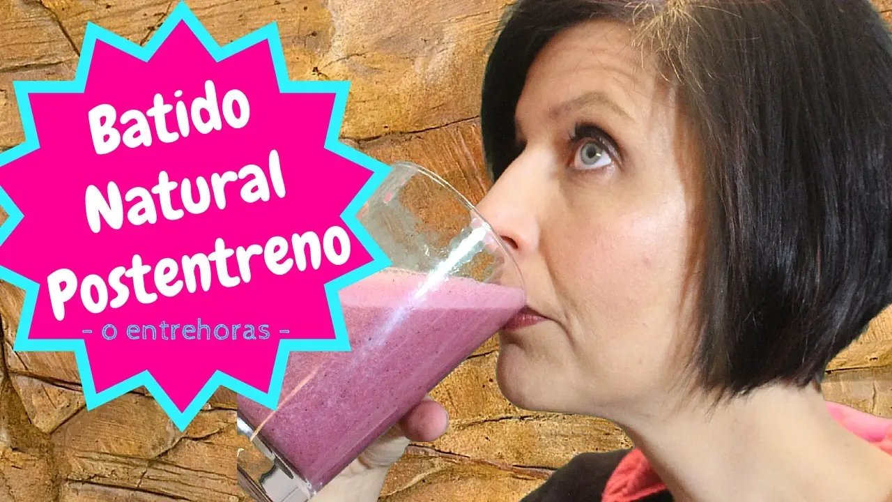 batido natural postentrenamiento