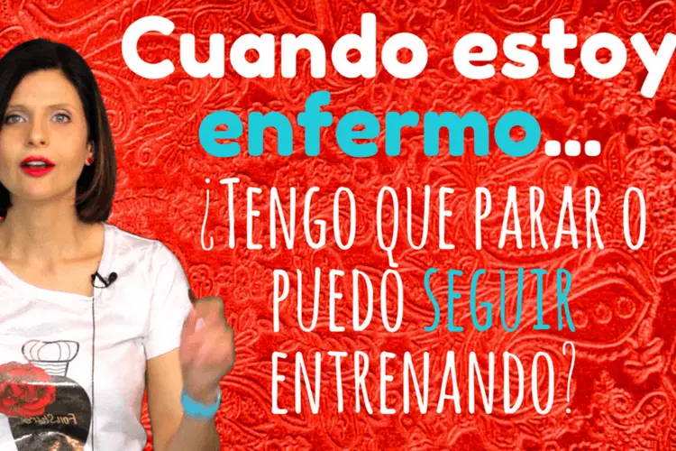 entrenar enfermo