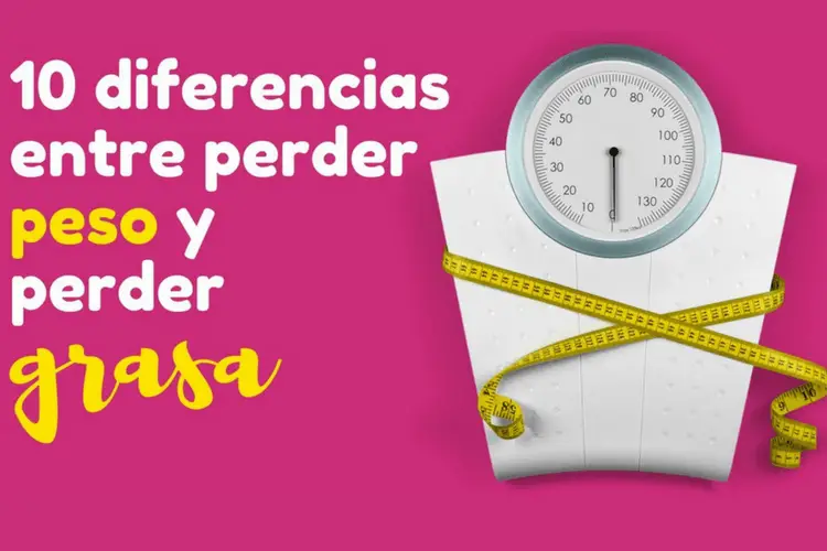 diferencias entre perder peso y perder grasa