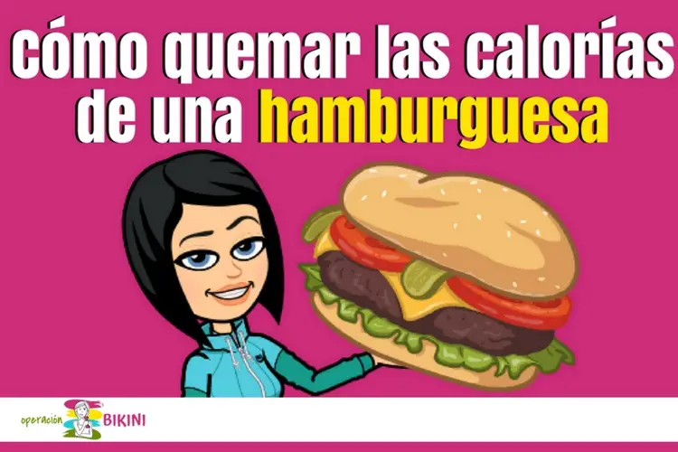 quemar calorías de una hamburguesa