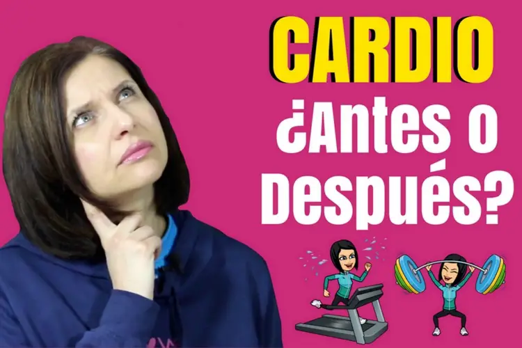 cardio antes o después