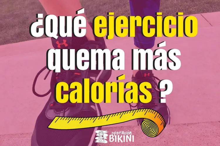 ¿Qué ejercicio quema más calorías si quiero adelgazar?