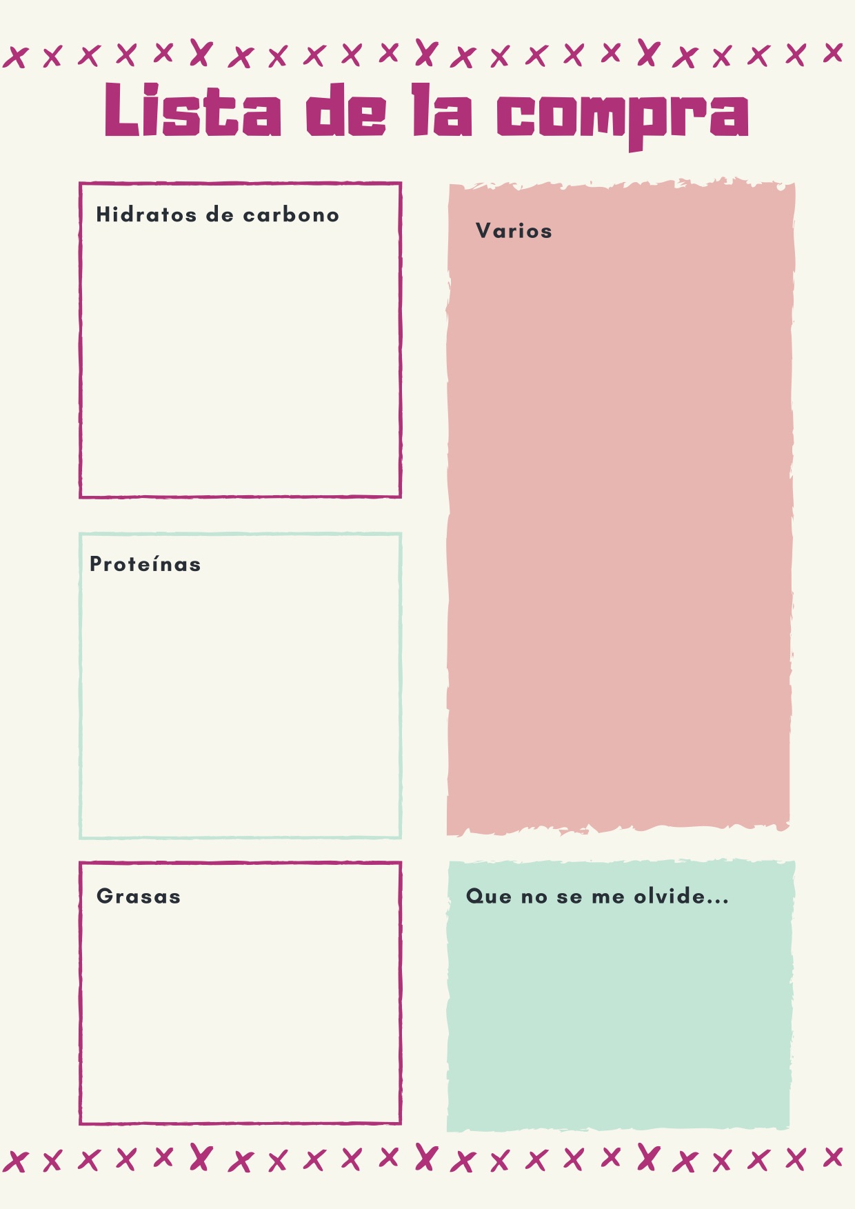 lista de la compra